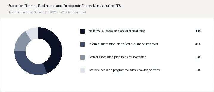 Succession Planning Readiness — Large Employers in Energy, Manufacturing, BFSI